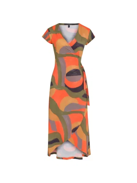 Rochie Lygia & Nanny cu imagine de costum portocaliu