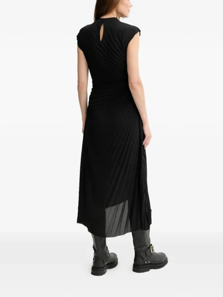 Rochie Allsaints plisată de costum negru