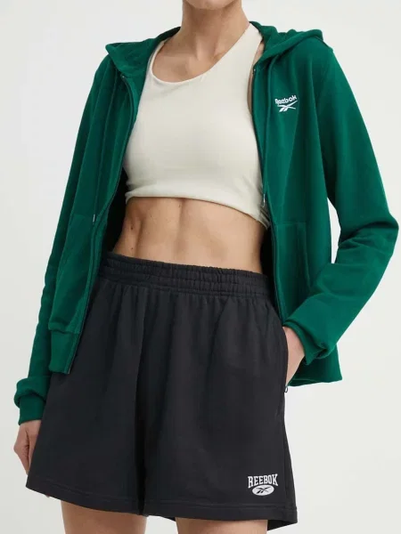 Kraťasy Reebok Classic Archive Essentials hladké high waist černá