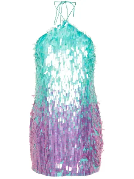 Rochie mini Retrofete de costum albastru