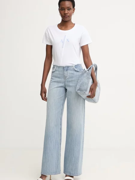 Armani Exchange tričko bílé