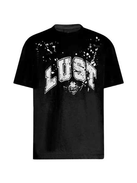 Tricou John Richmond cu imagine negru