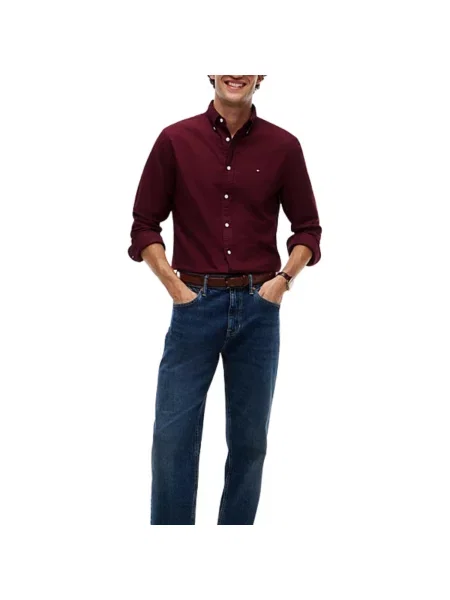 Tommy Hilfiger Cămașă Oxford roșu