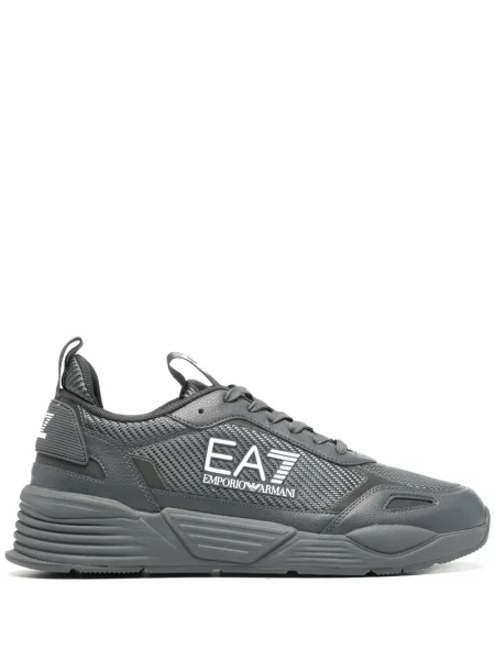 Sneakerși Ea7 Emporio Armani cu imagine gri