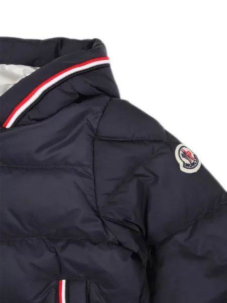 Kurtka dziecięca Moncler Enfant niebieska