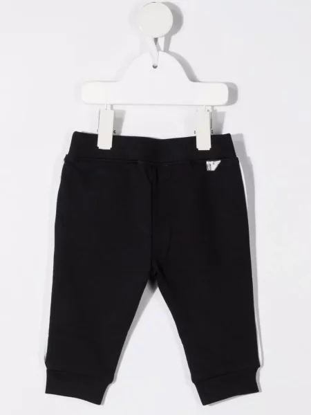 Spodnie dziecięce Emporio Armani niebieskie