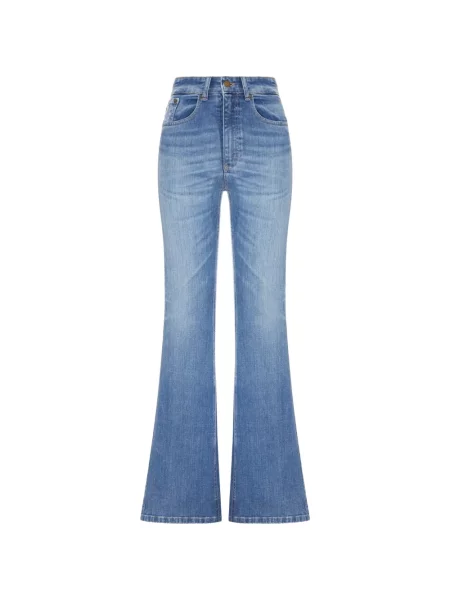 Blugi evazați Lois Jeans cu talie înaltă albastru