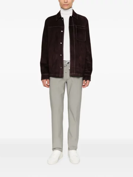 Pantaloni Eleventy cu cordon verde