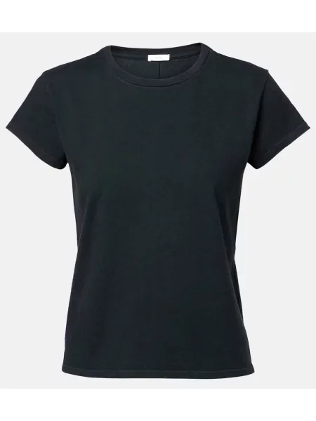 Tricou The Row din jerseu negru