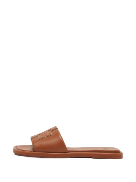 Sandale Tory Burch cu autograf maro