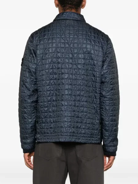 Geacă Stone Island cu strasuri albastru