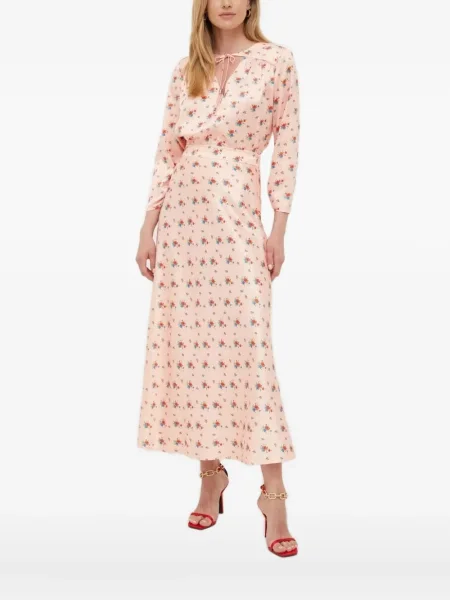 Top Notes Du Nord cu model floral cu imagine roz