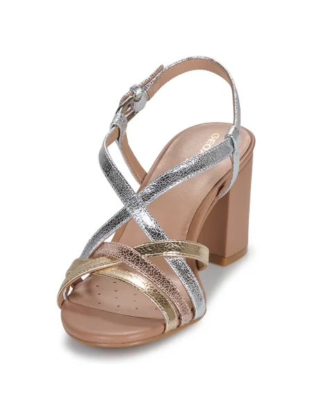 Pantofi Geox argintiu