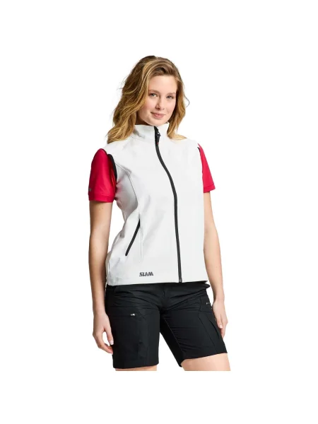 Vestă Slam softshell alb