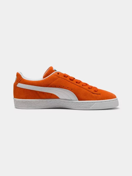 Жіночі Кеди низькі PUMA Suede Classic комбінований верх помаранчевий
