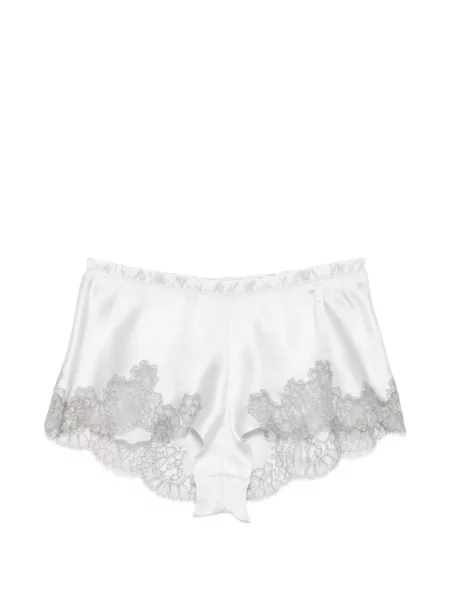 Pantaloni scurți Carine Gilson din dantelă gri
