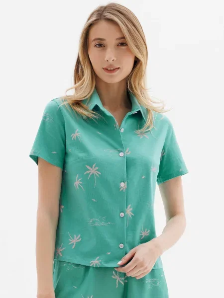 Верх піжами Roksana зелений