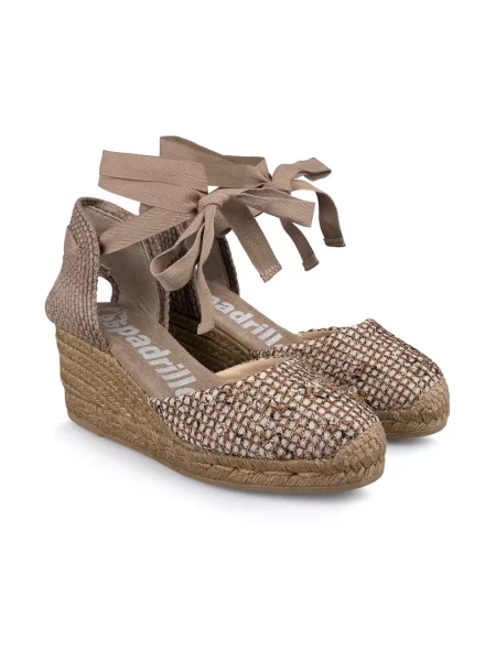 Espadryle Espadrilles brązowe