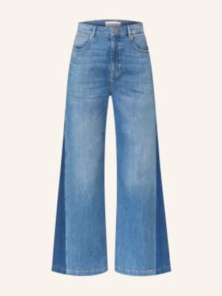 Opus Pants Džíny S Širokými Nohavicemi Mari Meadow dark powder blue modré