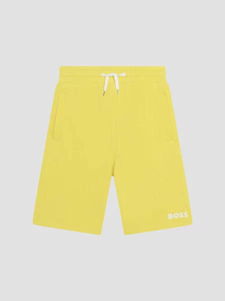 Детские шорты Boss желтые