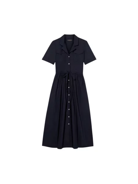 Sukienka koszulowa Brooks Brothers niebieska