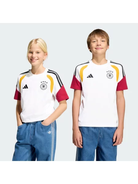 Germany 26 Tiro Sweat T-Shirt Kids biała
