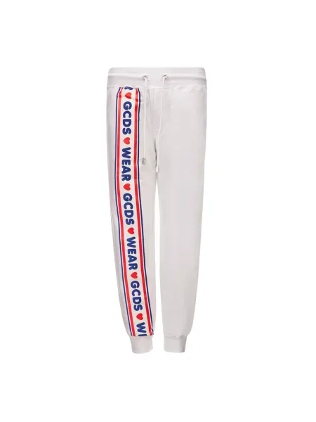 Spodnie Gcds białe