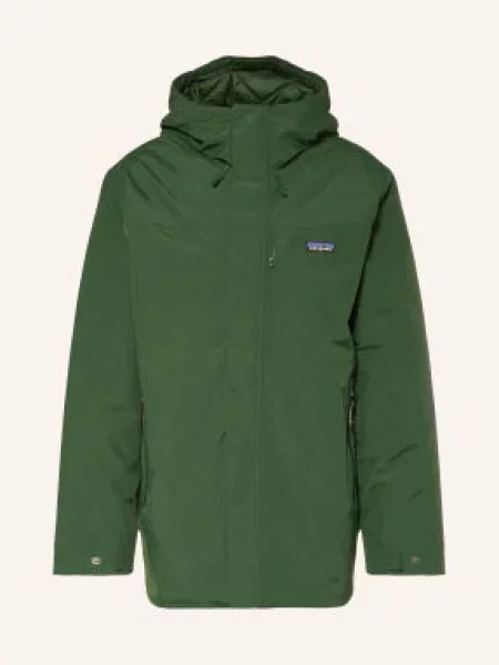 Patagonia Funkční Bunda Winshadow tmavě zelená