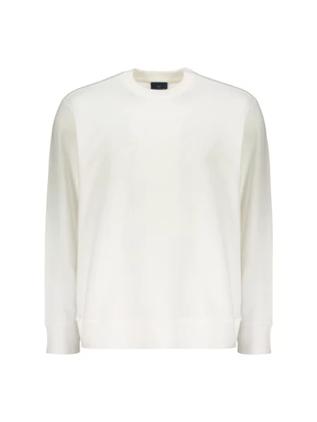 Bluza nierozpinana Paul & Shark z okrągłym dekoltem biała