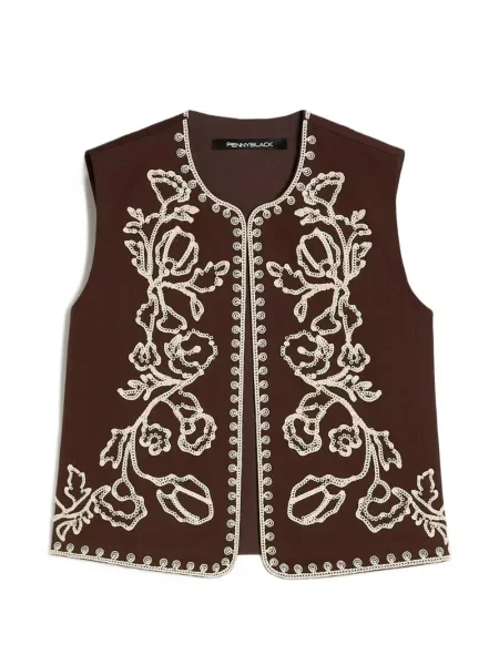 Vestă Pennyblack fără mâneci maro