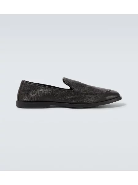 Pantofi loafer George Cleverley din piele maro