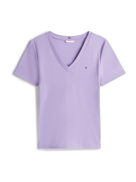 Tommy Hilfiger tričko dámske fialová