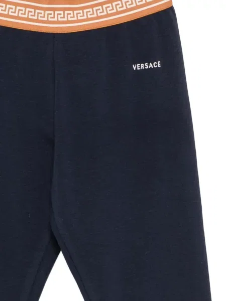 Legginsy dziecięce Versace niebieskie