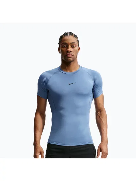 Tricou de antrenament bărbați Nike Pro indigo storm/black negru