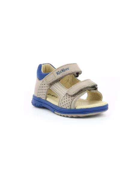 Sandały dziecięce KICKERS PLAZABI szare