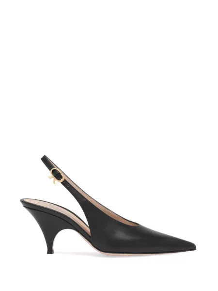 Pantofi cu toc Gianvito Rossi slingback negru