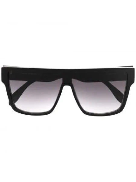 Ochelari de soare Alexander Mcqueen Eyewear fără toc cu gradient negru