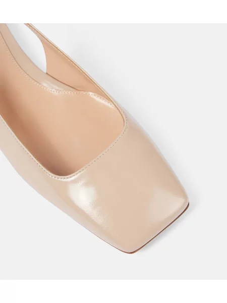 Balerini Gianvito Rossi din piele de lac