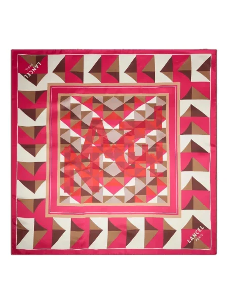 Svileni šal Lancel ružičasta