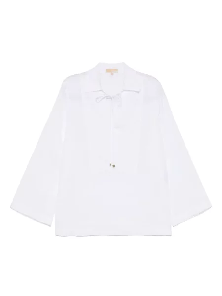 Gulerat espadrile Michael Michael Kors alb