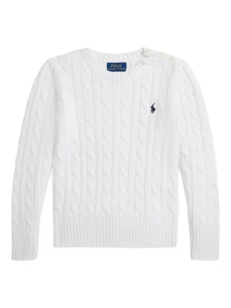 Sweter dziecięcy Polo Ralph Lauren biały