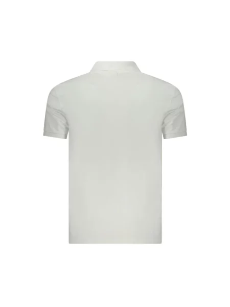 Calvin Klein Jeans polo gładki biały
