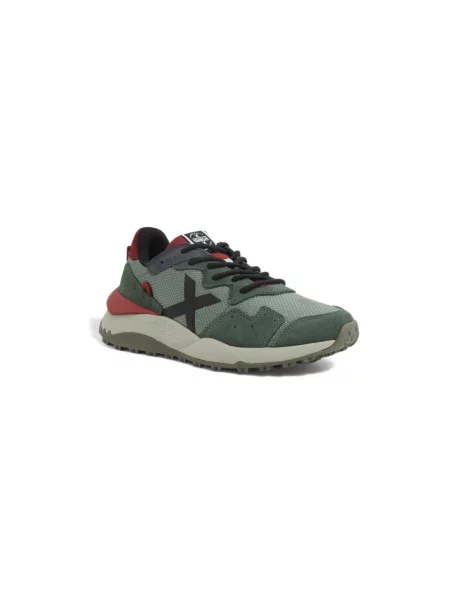 Sneakersy Munich skórzane zielone