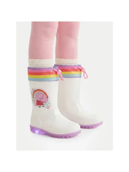 Kalosze Peppa Pig białe