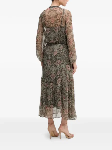 Костюм макси рокля Hoss Intropia на цветя зелено