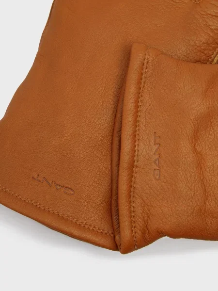 Кожаные перчатки Gant в деловом стиле