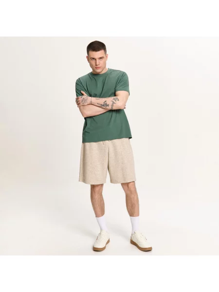 Спортивные шорты Cropp бежевые