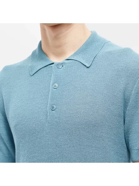 Koszulka polo A.p.c. szara