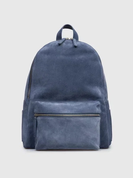 Замшевый рюкзак Orciani синий