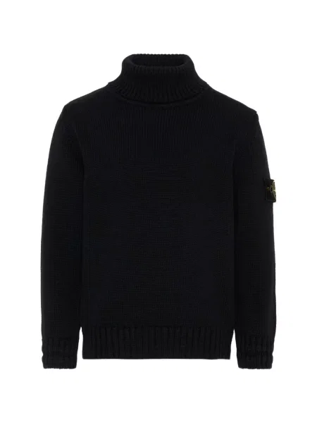 Sweter dziecięcy Stone Island czarny